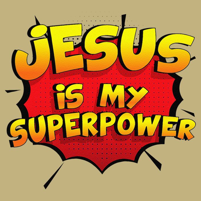 Jesus Is My Superpower Christian Gift Cooling Performance Crew T-Shirt