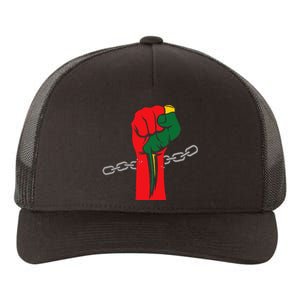 Juneteenth Is My Independence Day Free Black Pride Yupoong Adult 5-Panel Trucker Hat