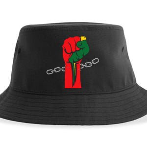 Juneteenth Is My Independence Day Free Black Pride Sustainable Bucket Hat