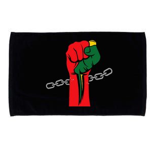 Juneteenth Is My Independence Day Free Black Pride Microfiber Hand Towel