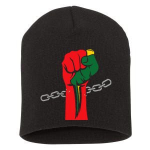 Juneteenth Is My Independence Day Free Black Pride Short Acrylic Beanie