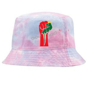 Juneteenth Is My Independence Day Free Black Pride Tie-Dyed Bucket Hat