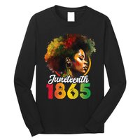 Juneteenth Is My Independence Day Wo Black Pride Long Sleeve Shirt