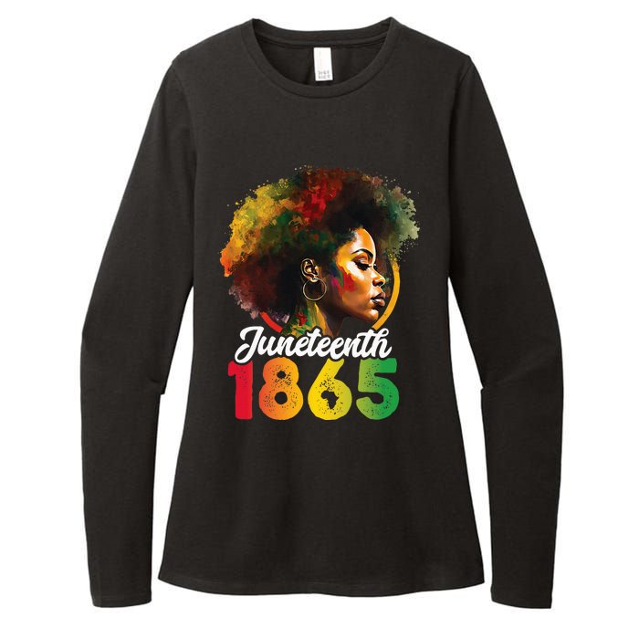 Juneteenth Is My Independence Day Wo Black Pride Womens CVC Long Sleeve Shirt