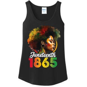 Juneteenth Is My Independence Day Wo Black Pride Ladies Essential Tank