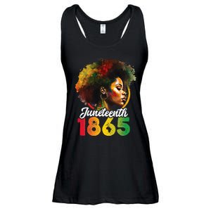 Juneteenth Is My Independence Day Wo Black Pride Ladies Essential Flowy Tank