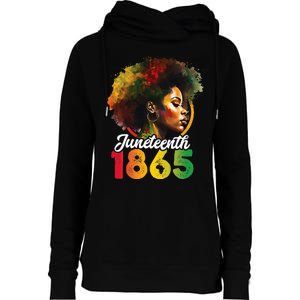 Juneteenth Is My Independence Day Wo Black Pride Womens Funnel Neck Pullover Hood