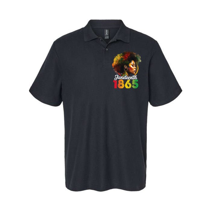 Juneteenth Is My Independence Day Wo Black Pride Softstyle Adult Sport Polo