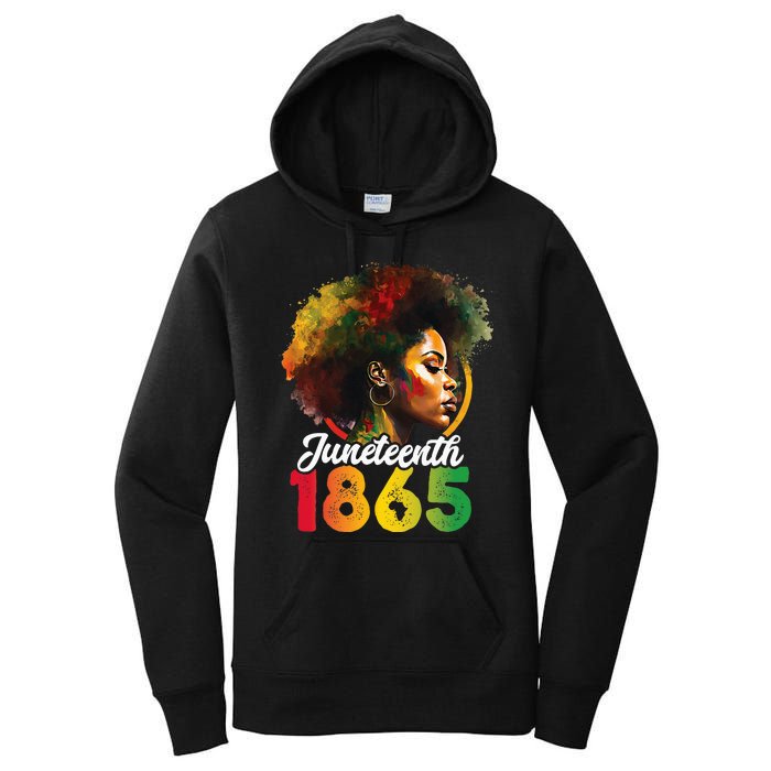 Juneteenth Is My Independence Day Wo Black Pride Women's Pullover Hoodie