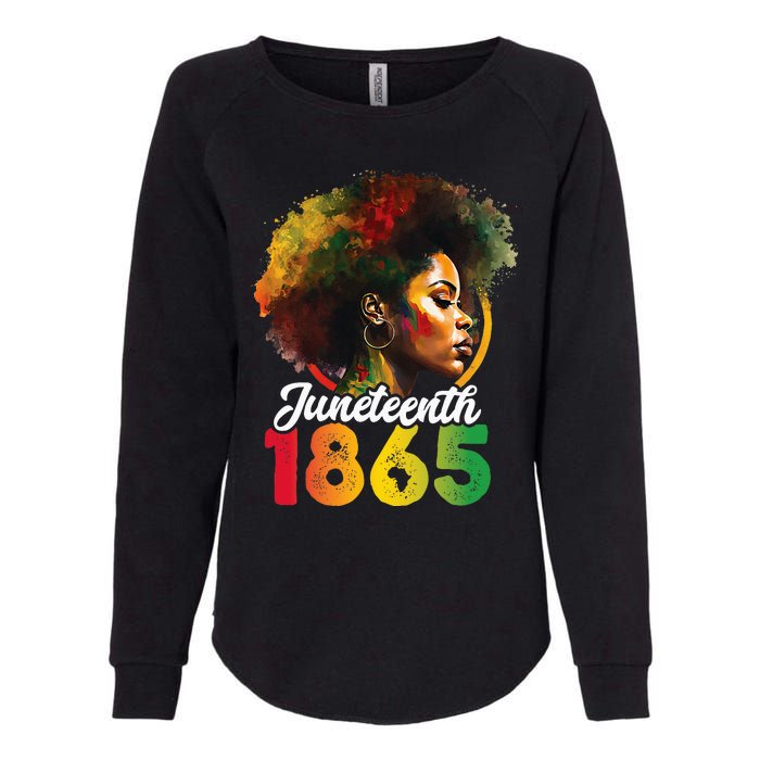 Juneteenth Is My Independence Day Wo Black Pride Womens California Wash Sweatshirt