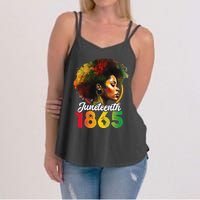 Juneteenth Is My Independence Day Wo Black Pride Women's Strappy Tank