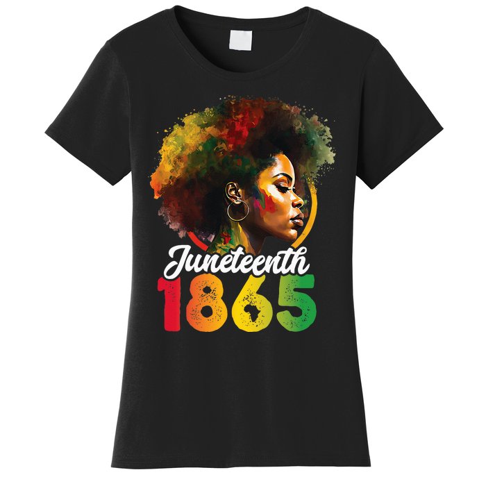 Juneteenth Is My Independence Day Wo Black Pride Women's T-Shirt