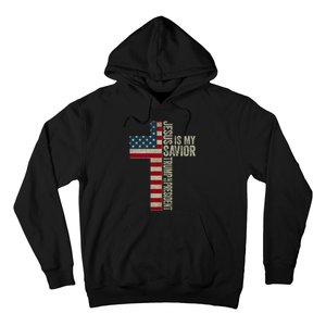 Jesus Is My Savior Trump Is My President Trump 2024 Maga Hoodie