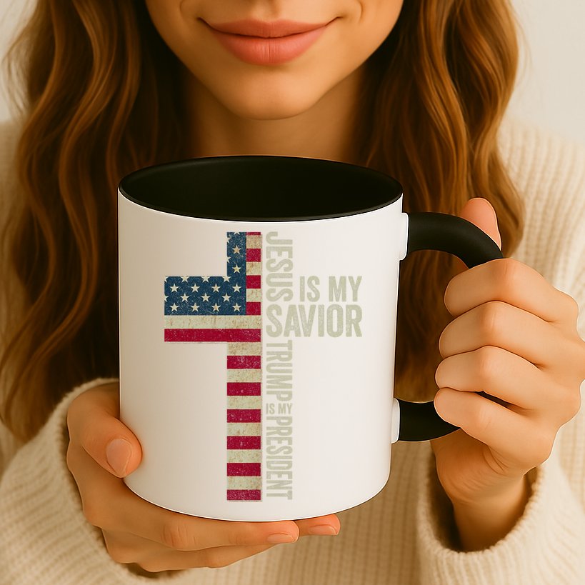 Jesus Is My Savior Trump Is My President Trump 2024 Maga Mug
