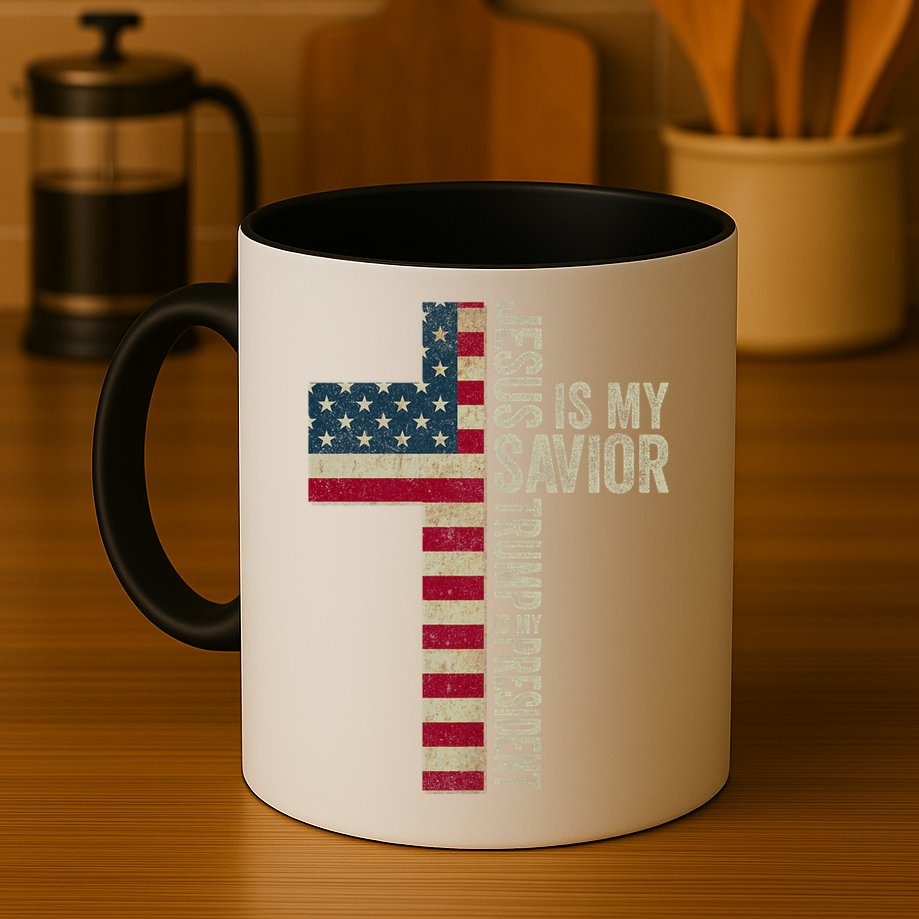 Jesus Is My Savior Trump Is My President Trump 2024 Maga Mug