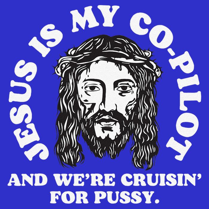 Jesus Is My Copilot And Were Cruising Funny Humor Joke Meme 16 in Basic Backpack