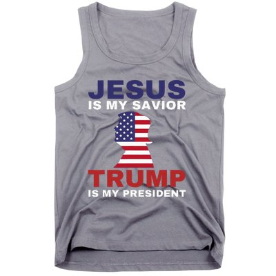 Jesus Is My Savior Trump Is My President Tank Top