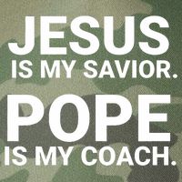 Jesus Is My Savior Pope Is My Coach Legacy Tie Dye Trucker Hat