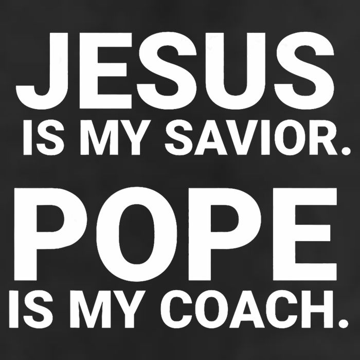 Jesus Is My Savior Pope Is My Coach Adult Drive Performance Visor