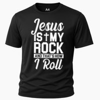Jesus Is My Rock And That's How I Roll Performance Shirt