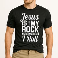 Jesus Is My Rock And That's How I Roll Performance Shirt