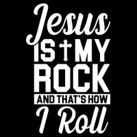 Jesus Is My Rock And That's How I Roll Visor
