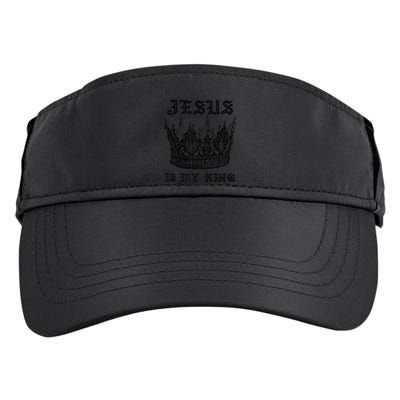 Jesus Is My King Funny Saying Christian Bible Faith Adult Drive Performance Visor