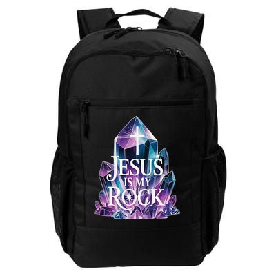 Jesus Is My Rock Religious Christian Biblical Backpack