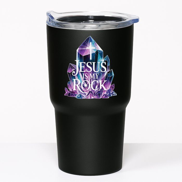 Jesus Is My Rock Religious Christian Biblical Tumbler