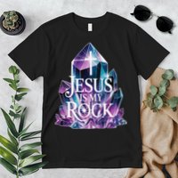 Jesus Is My Rock Religious Christian Biblical Premium T-Shirt