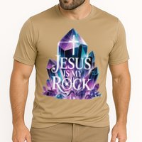 Jesus Is My Rock Religious Christian Biblical Cooling Performance Crew T-Shirt