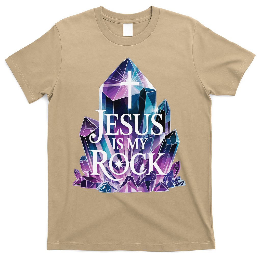 Jesus Is My Rock Religious Christian Biblical T-Shirt