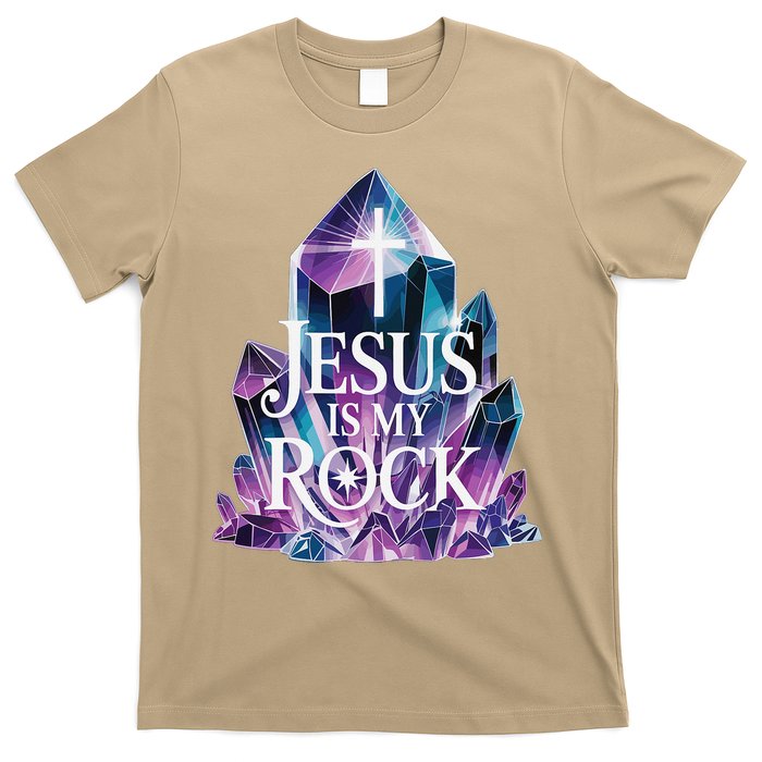 Jesus Is My Rock Religious Christian Biblical T-Shirt