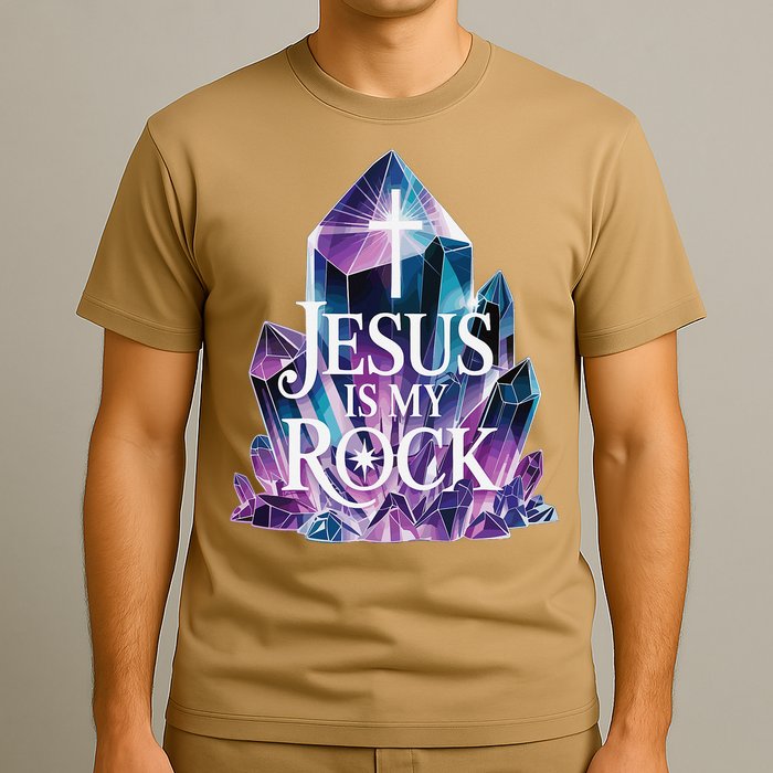Jesus Is My Rock Religious Christian Biblical T-Shirt