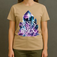 Jesus Is My Rock Religious Christian Biblical T-Shirt