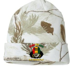 Juneteenth Is My Independence Day Black Melanin  Kati Licensed 12" Camo Beanie