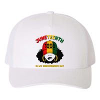 Juneteenth Is My Independence Day Black Melanin  Yupoong Adult 5-Panel Trucker Hat