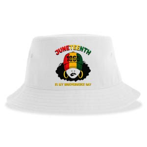 Juneteenth Is My Independence Day Black Melanin  Sustainable Bucket Hat