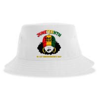 Juneteenth Is My Independence Day Black Melanin  Sustainable Bucket Hat