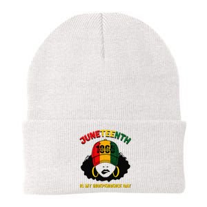 Juneteenth Is My Independence Day Black Melanin  Knit Cap Winter Beanie