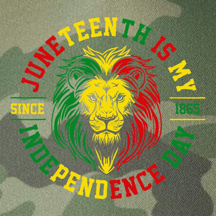 Juneteenth Is My Independence Day Lion Free Ish Legacy Tie Dye Trucker Hat