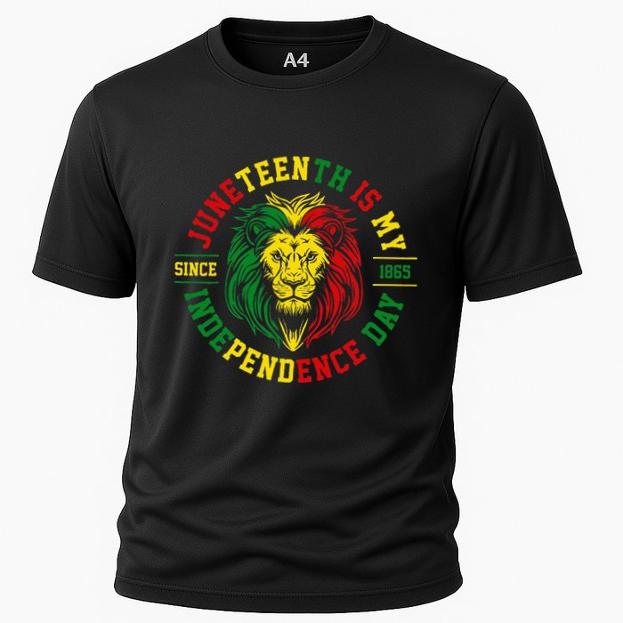 Juneteenth Is My Independence Day Lion Free Ish Performance Shirt