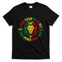 Juneteenth Is My Independence Day Lion Free Ish T-Shirt