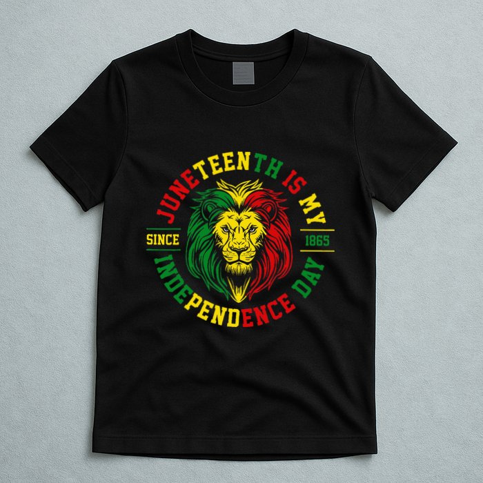 Juneteenth Is My Independence Day Lion Free Ish T-Shirt