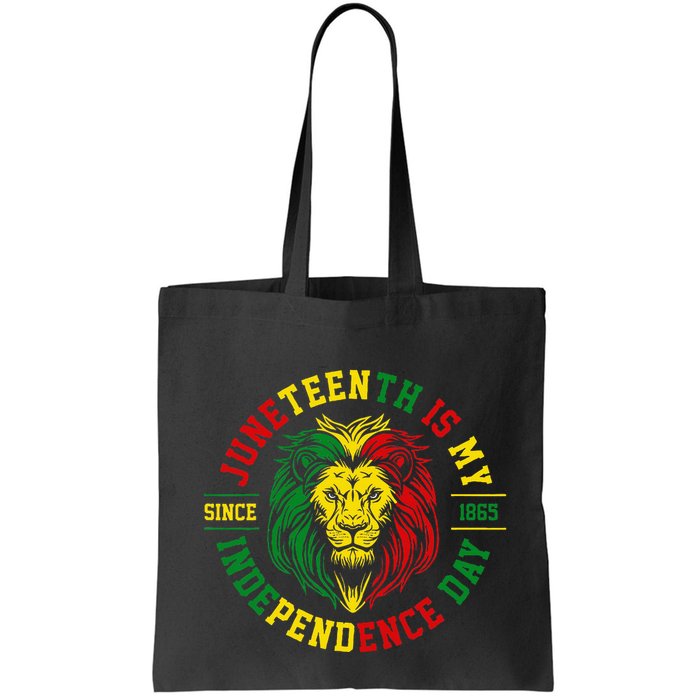 Juneteenth Is My Independence Day Lion Free Ish Bag