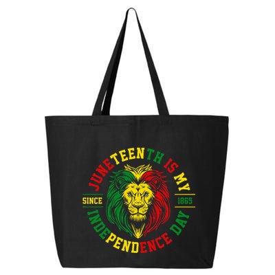 Juneteenth Is My Independence Day Lion Free Ish 25L Jumbo Tote