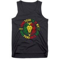 Juneteenth Is My Independence Day Lion Free Ish Tank Top