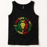 Juneteenth Is My Independence Day Lion Free Ish Tank Top