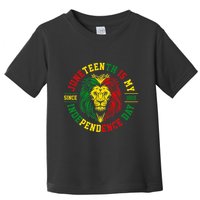 Juneteenth Is My Independence Day Lion Free Ish Toddler T-Shirt
