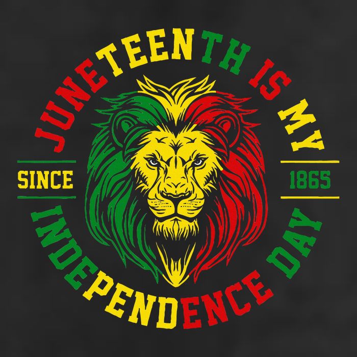 Juneteenth Is My Independence Day Lion Free Ish Microfiber Hand Towel